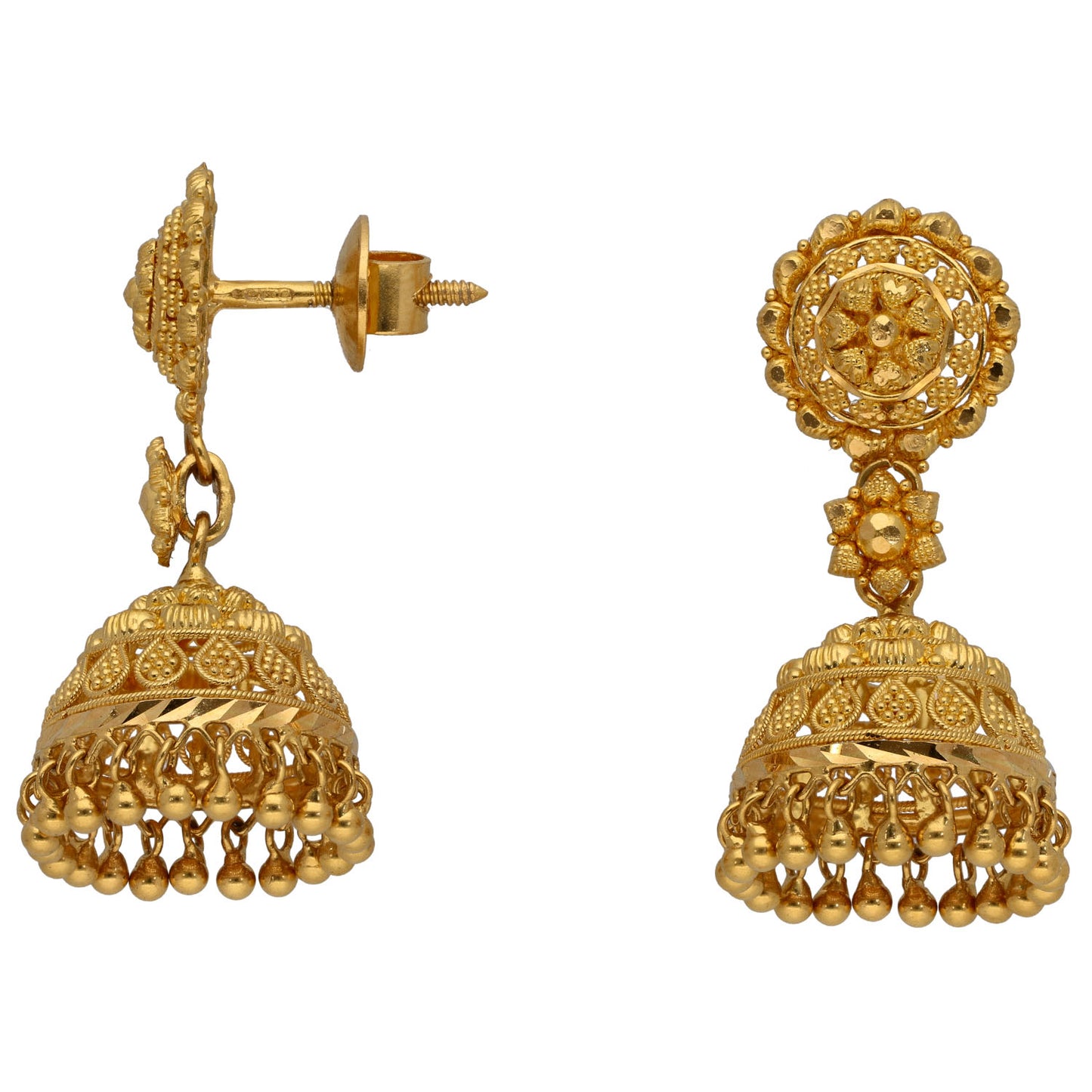 22ct Gold Drop Earrings