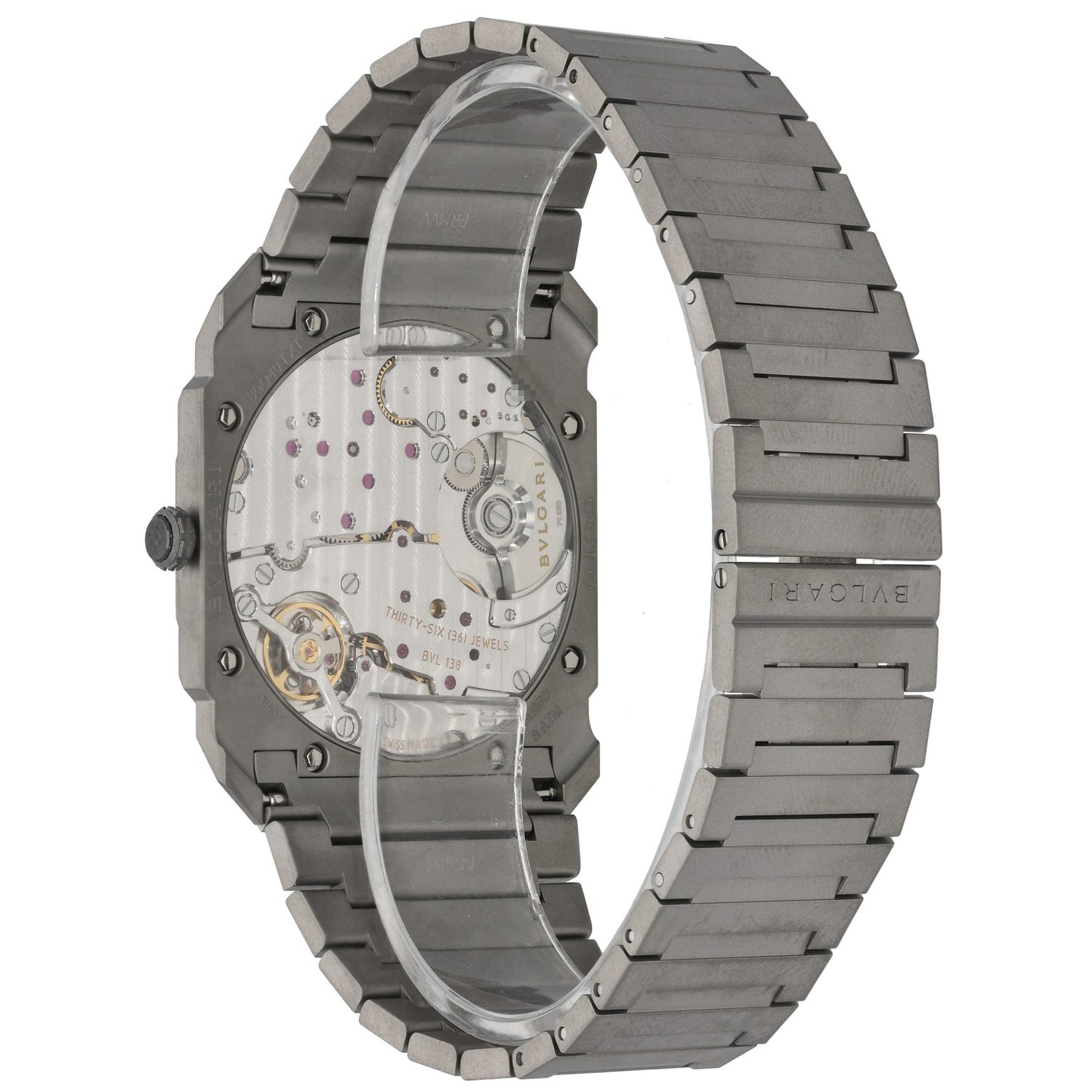 Bvlgari Octo Finissimo BGO40TXT 40mm Titanium Watch