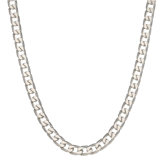 Sterling Silver Curb Chain 20"