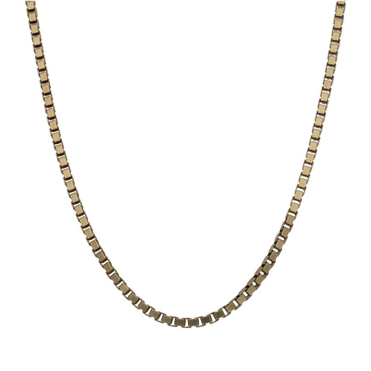 9ct Gold Box Chain 24"