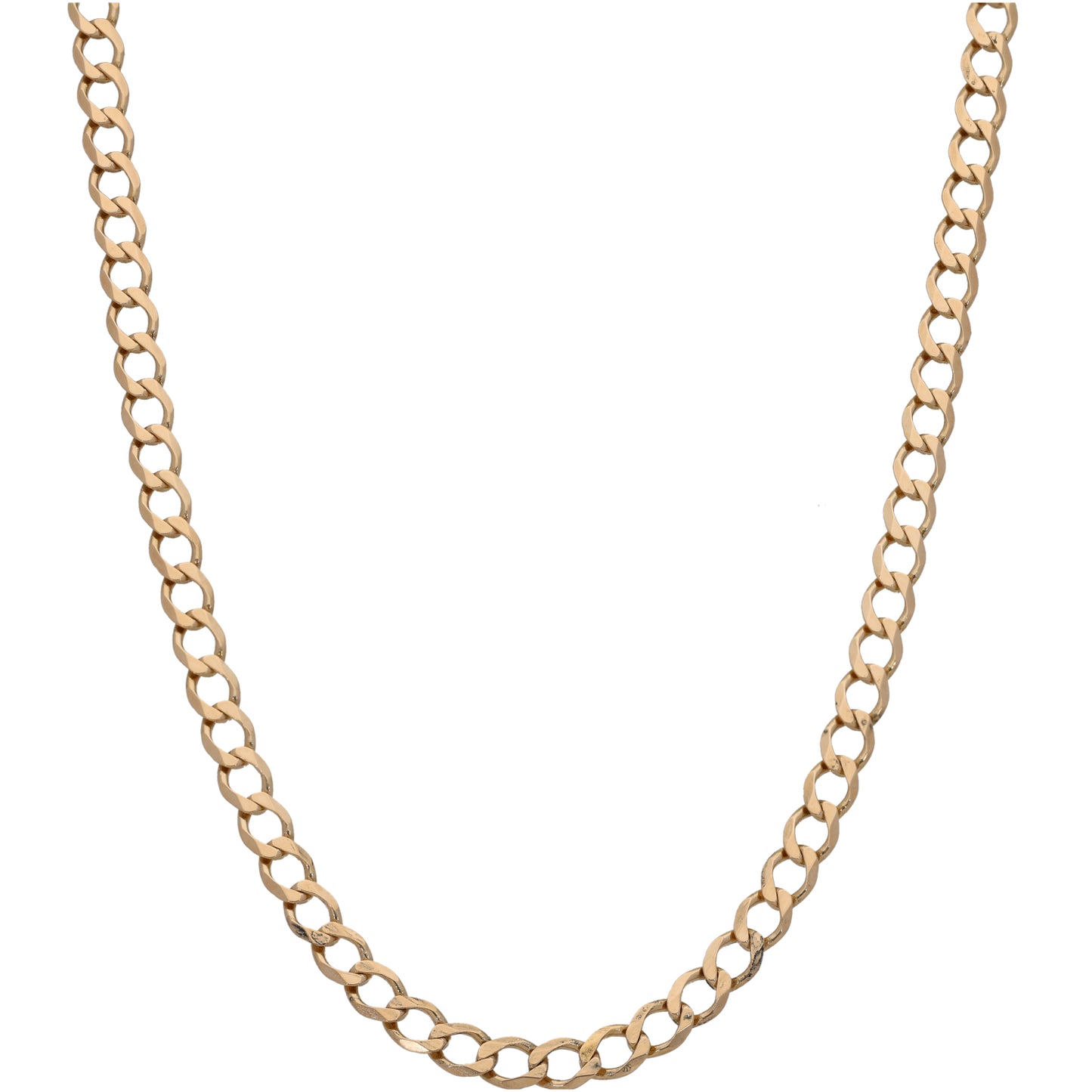 9ct Gold Curb Chain 20"