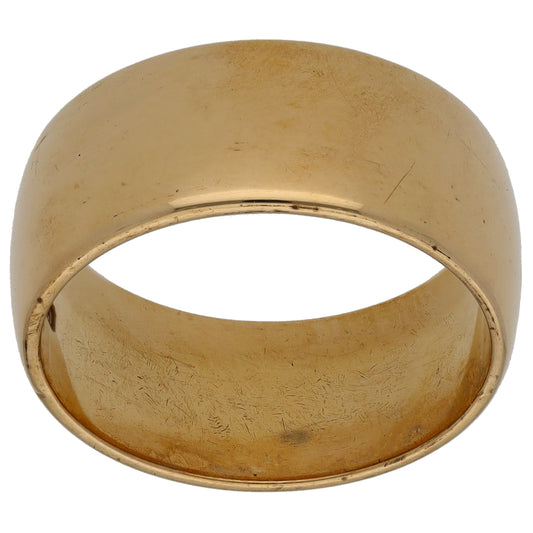 9ct Gold Plain Wedding Ring Size S