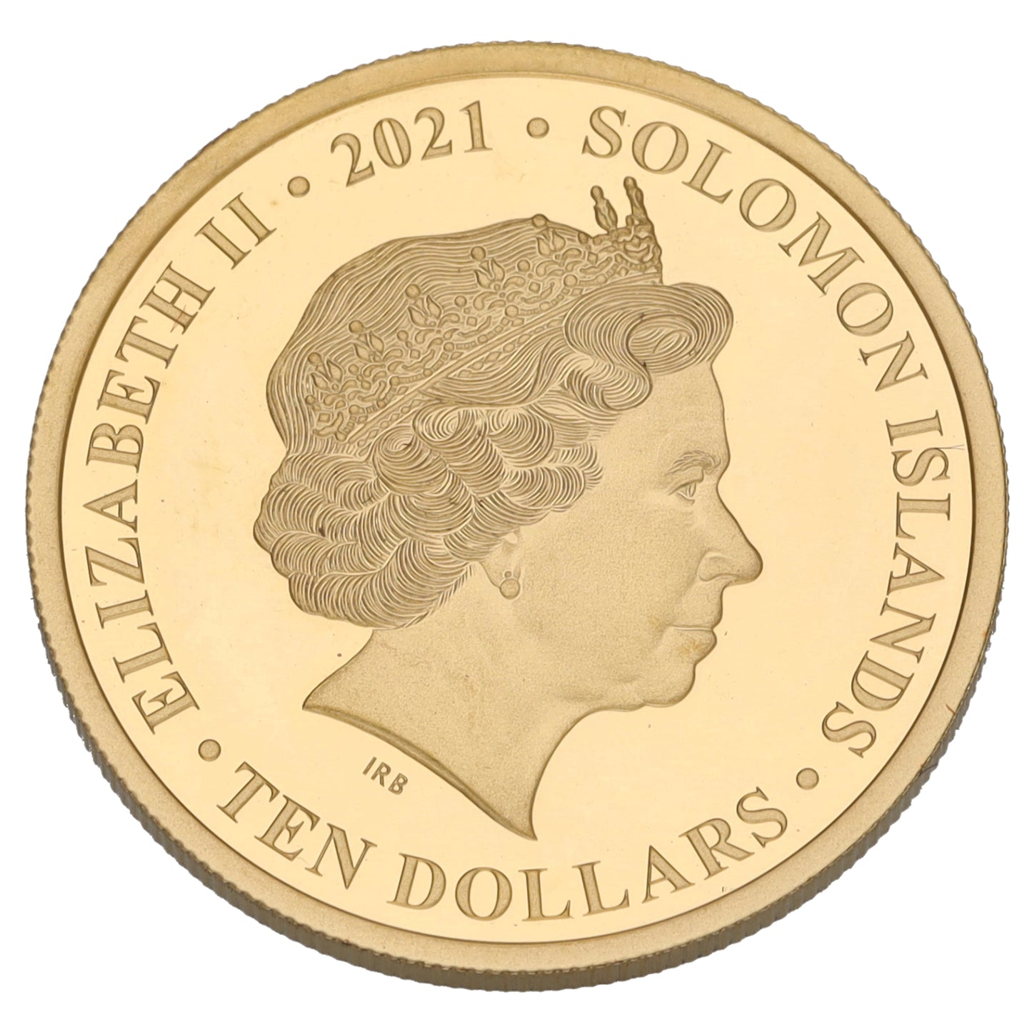 22ct Gold Queen Elizabeth II Platinum Jubilee 1/4 OZ Coin 2021