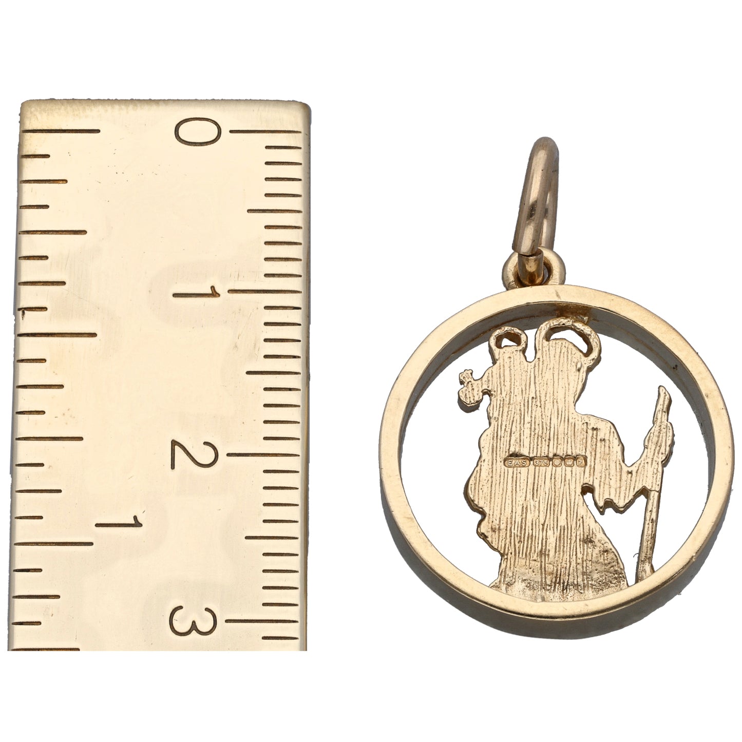 9ct Gold St Christopher Pendant