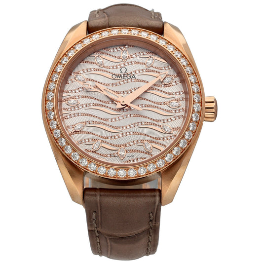 Omega Seamaster Aqua Terra 220.58.34.20.99.006 34mm Rose Gold Watch (Ex-Display)