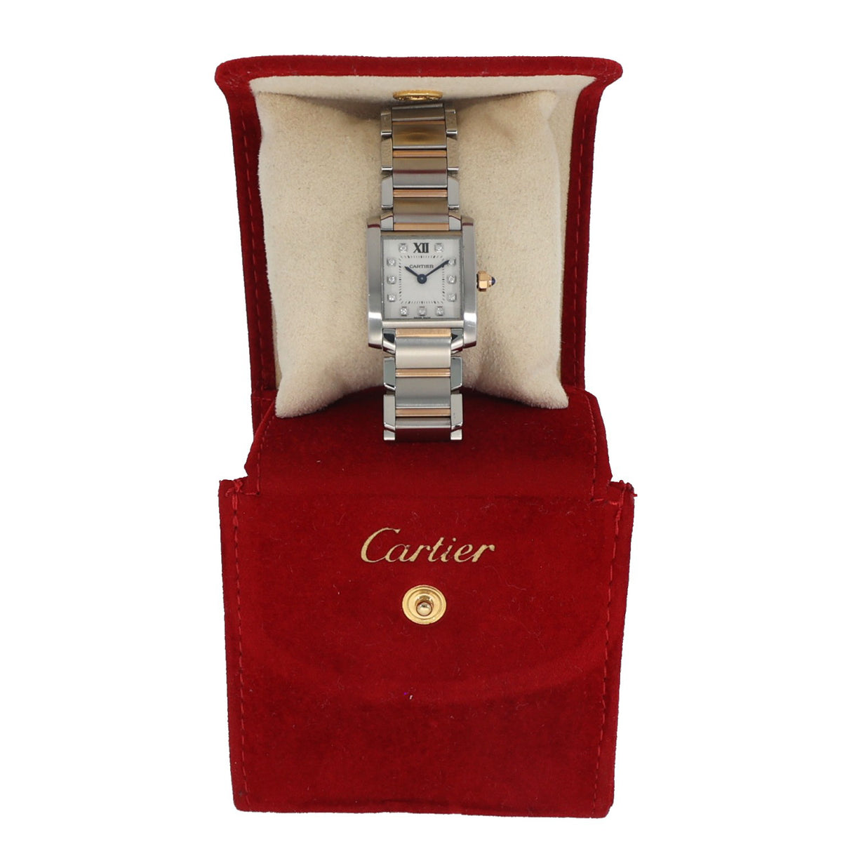 Cartier Tank Francaise WE110006 20mm Stainless Steel Watch