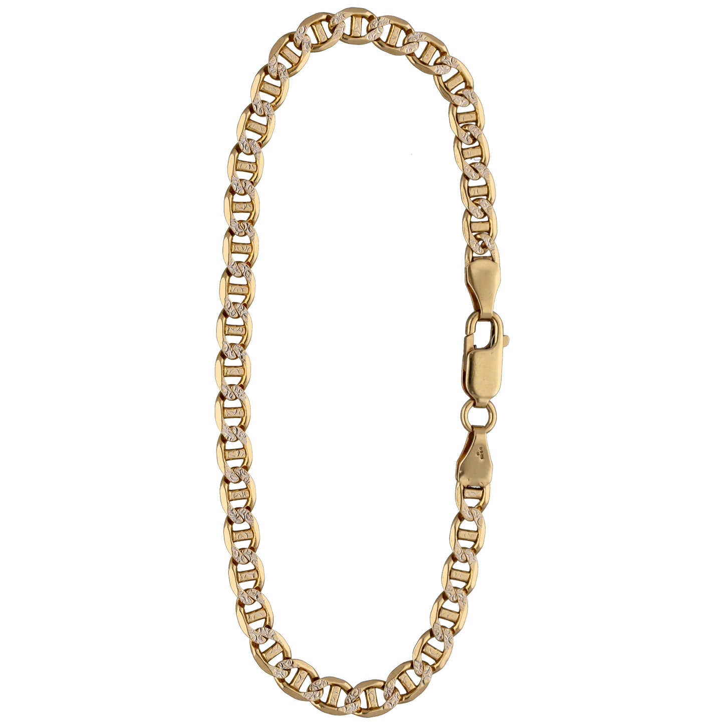 9ct Gold Figaro Bracelet