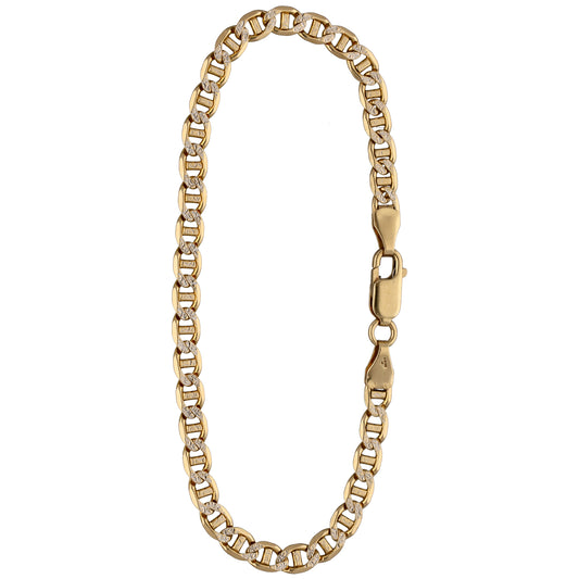 9ct Gold Figaro Bracelet