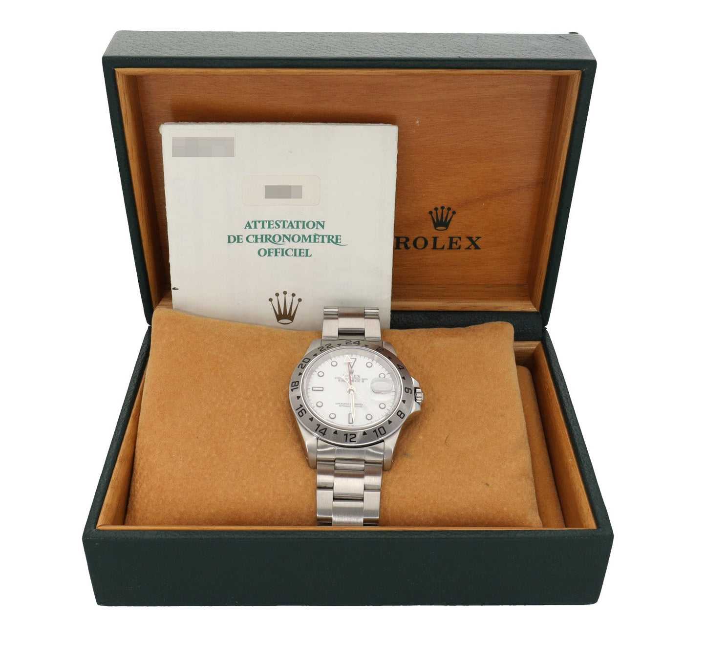 Rolex Explorer II 16570 40mm Stainless Steel Mens Watch