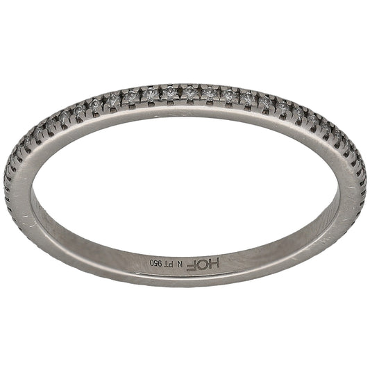 Platinum 0.29ct Diamond Eternity Ring Size P