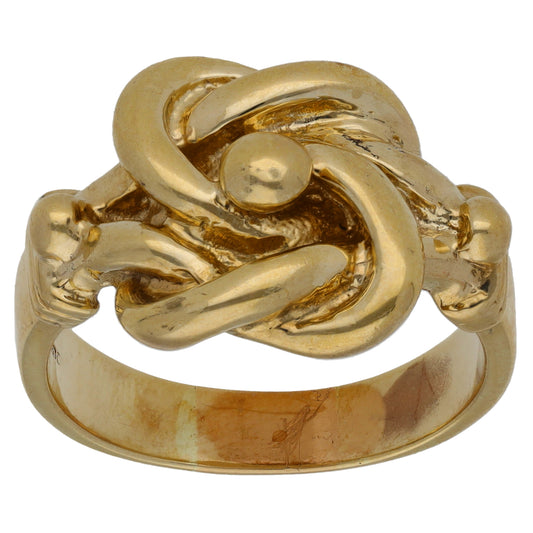 9ct Gold Knot Ring Size U