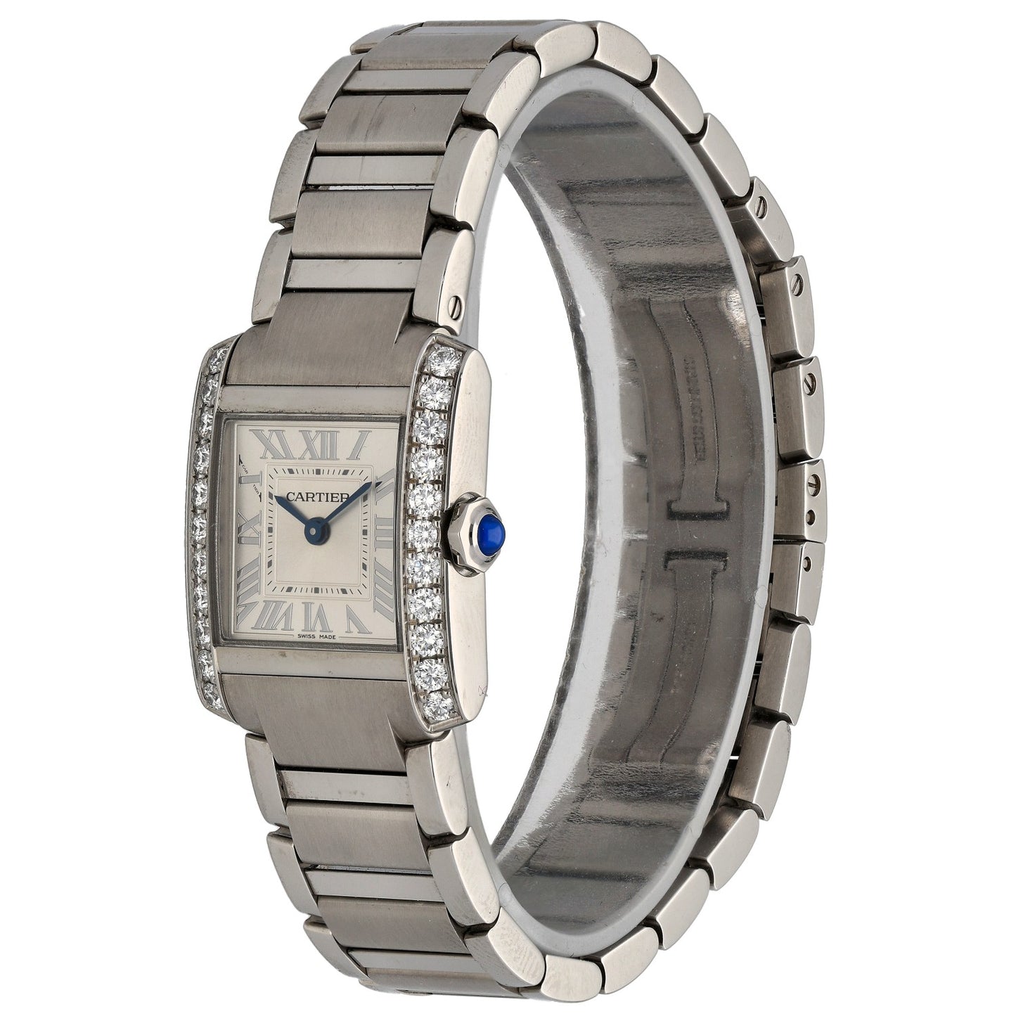Cartier Tank Francaise W4TA0020 25.7mm Stainless Steel Watch