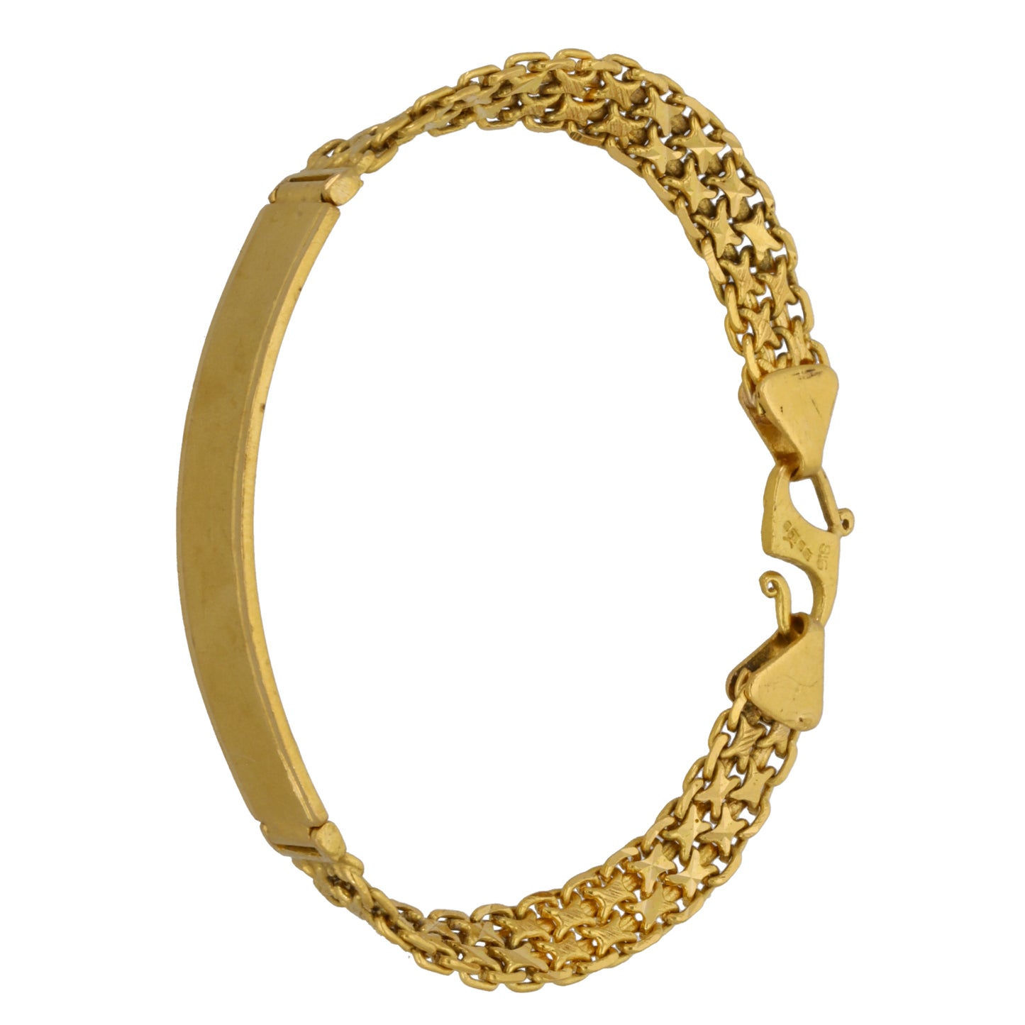 22ct Gold ID Bracelet