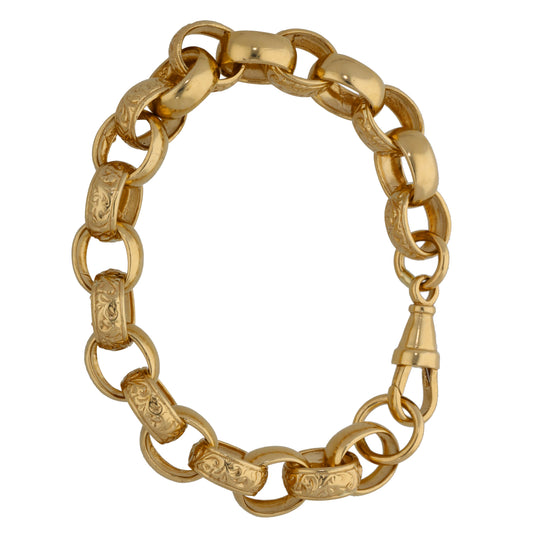 9ct Gold Belcher Bracelet