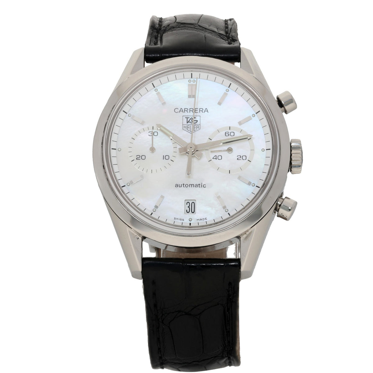 Tag Heuer Carrera CV2115 41mm Stainless Steel Watch