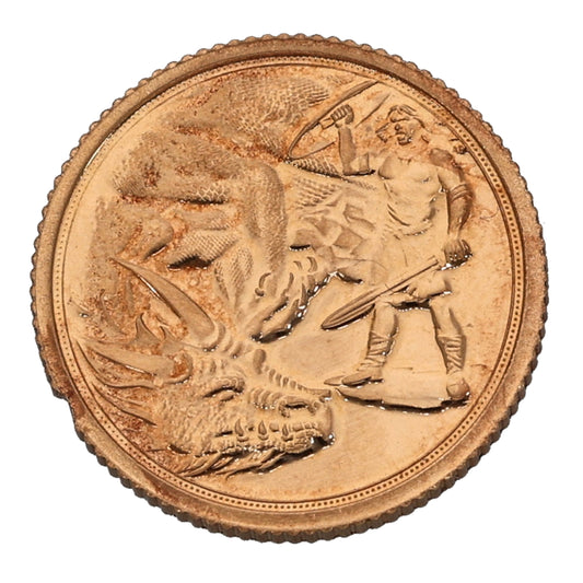 22ct Gold Queen Elizabeth II Quarter Sovereign Coin 2021