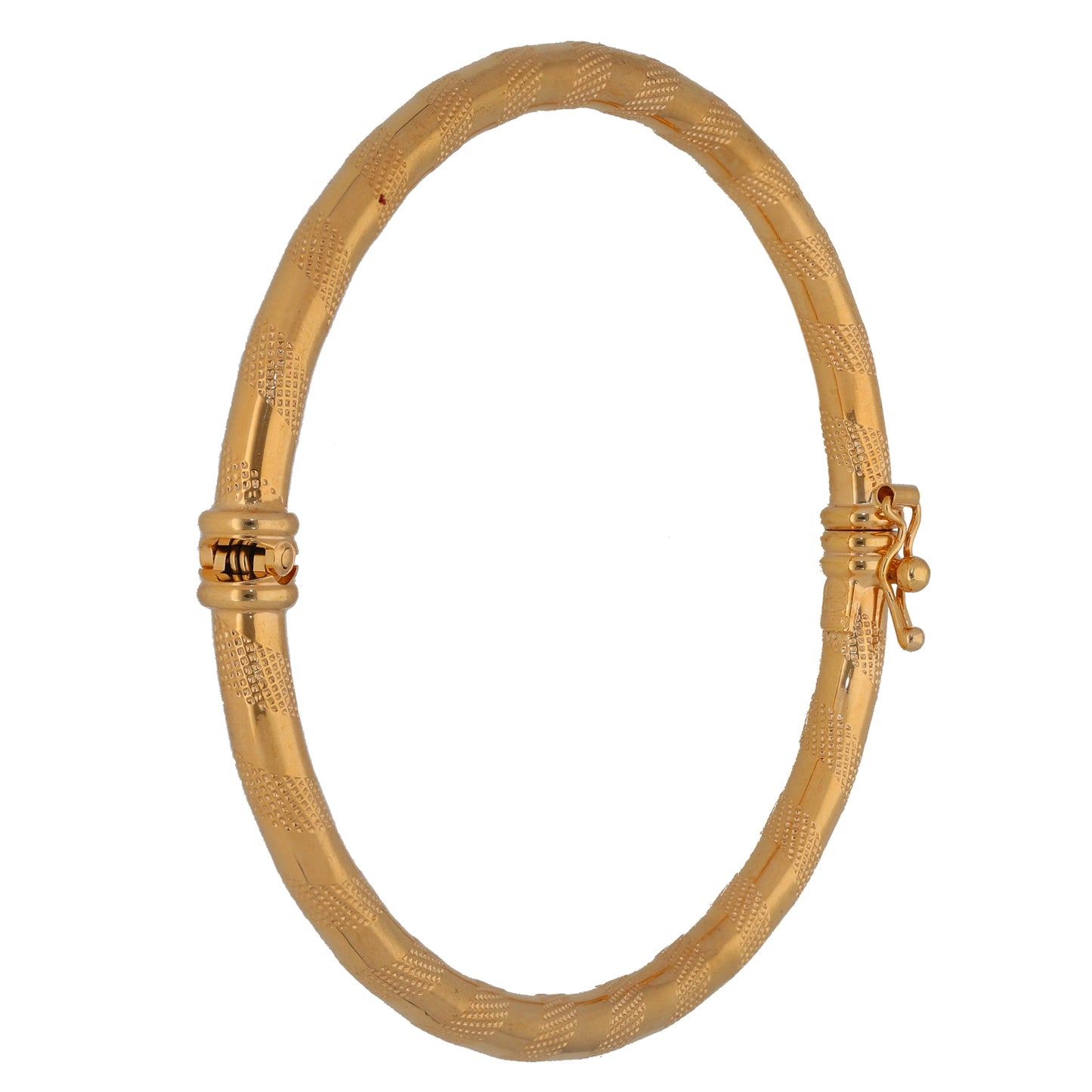 9ct Gold Hinged/Clasp Bangle