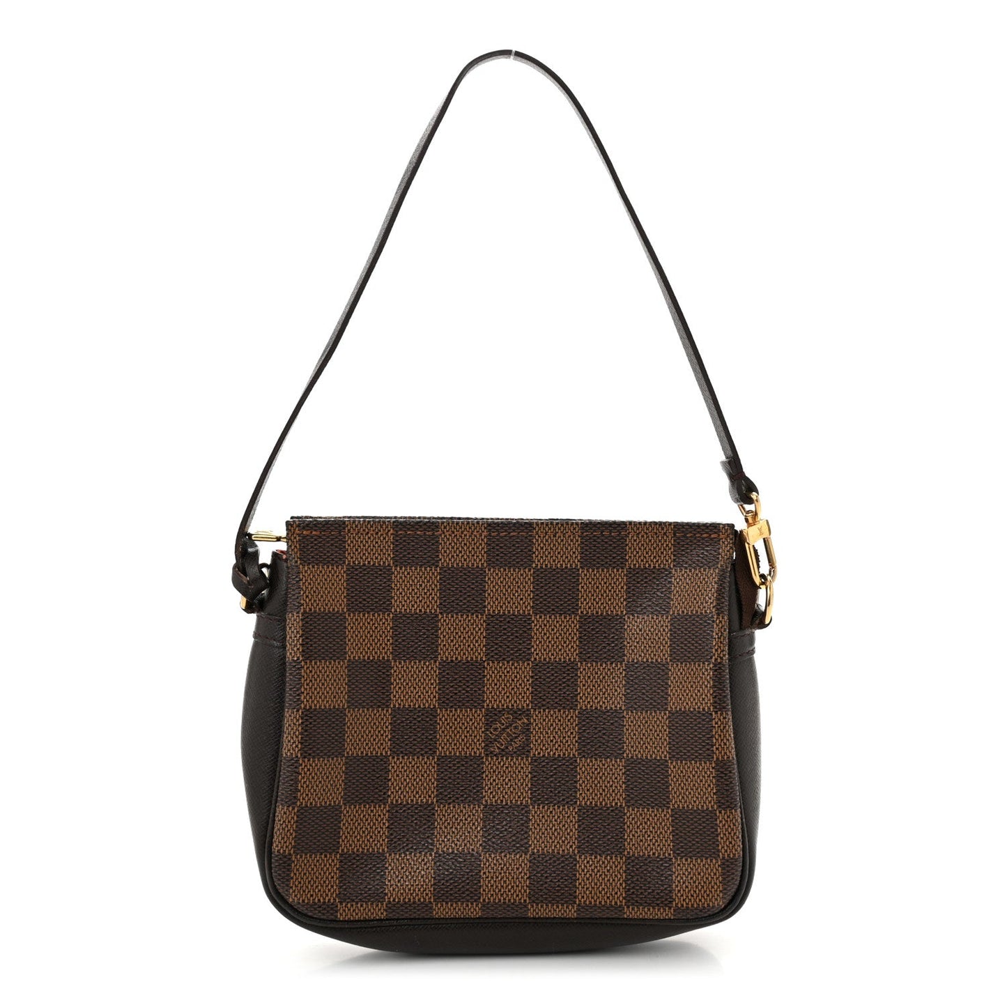 Louis Vuitton Trousse Pochette Makeup Damier Ebene Coated Canvas Bag - Brown