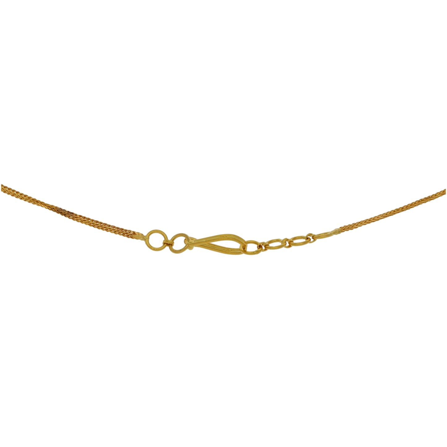 22ct Gold Fancy Necklace 14"
