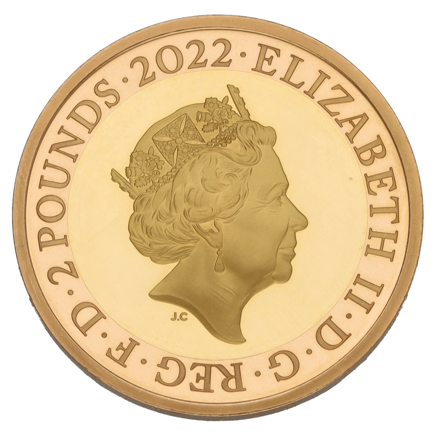 22ct Gold 150 Years Of The FA Cup Two Pounds Coin 2022