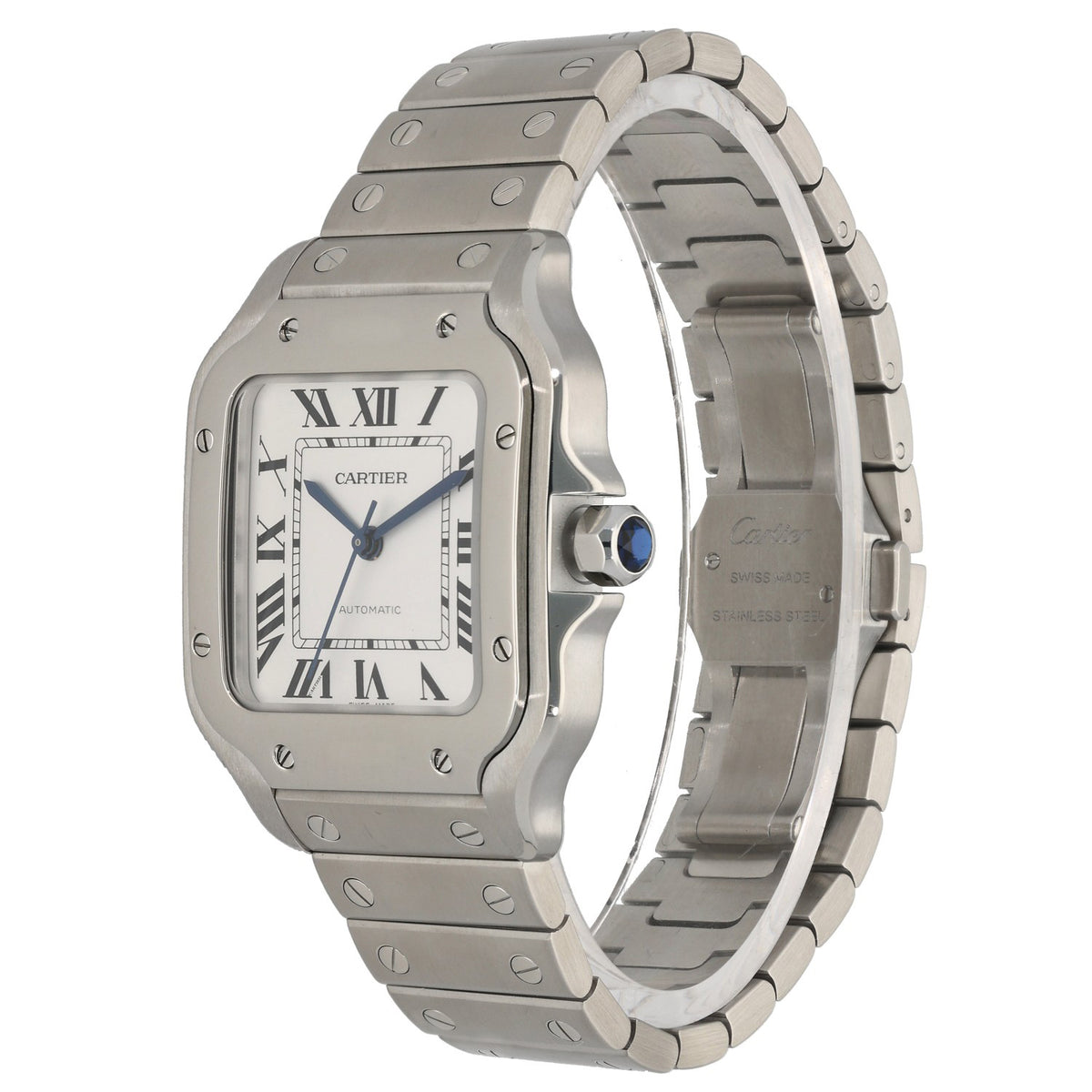 Cartier Santos WSSA0029 35mm Stainless Steel Watch