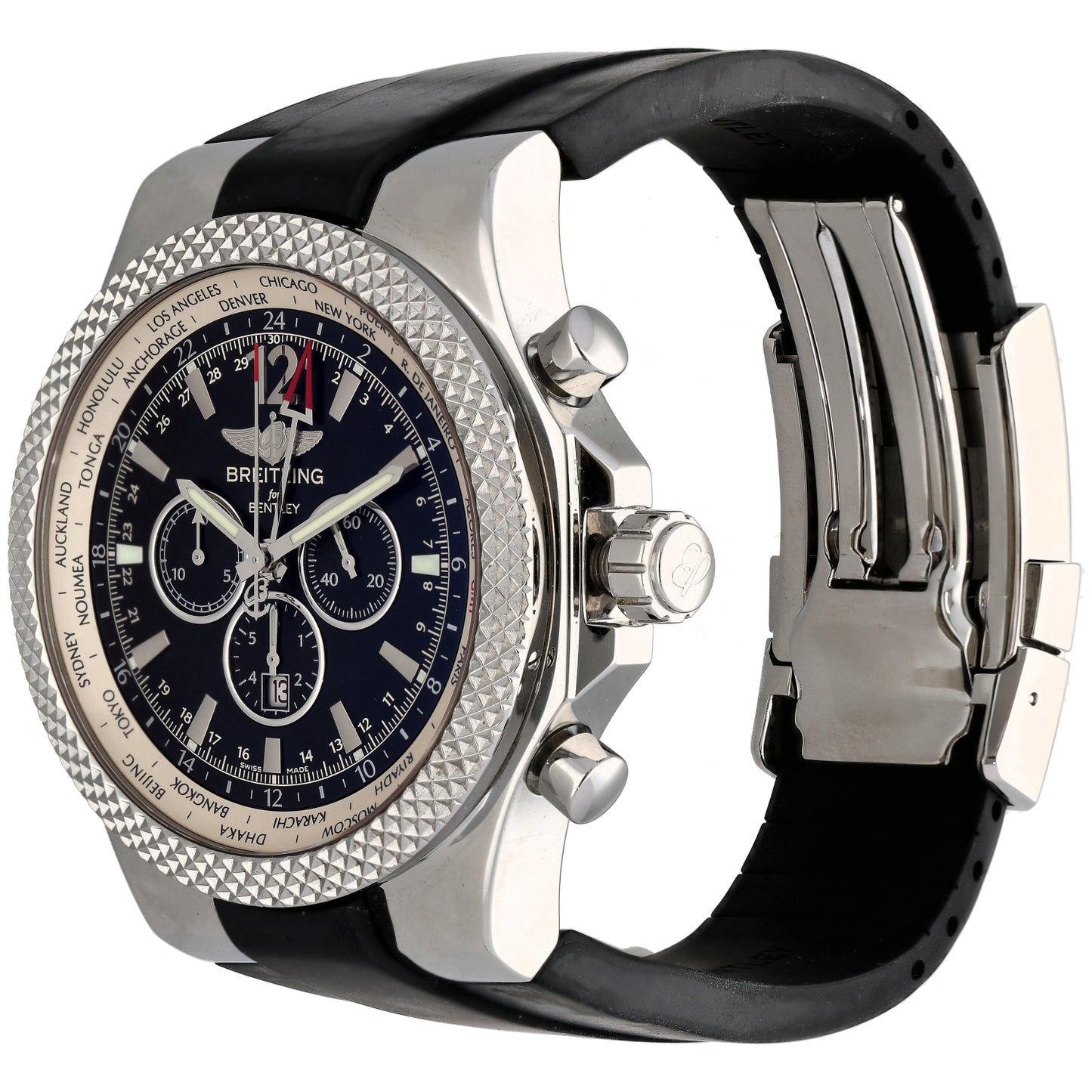 Breitling Bentley GMT A47362 49mm Stainless Steel Watch