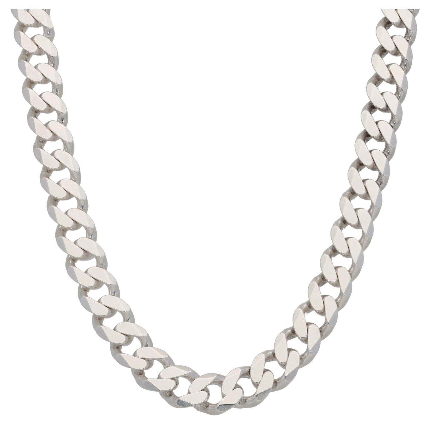 Silver Sterling Curb Chain 20"