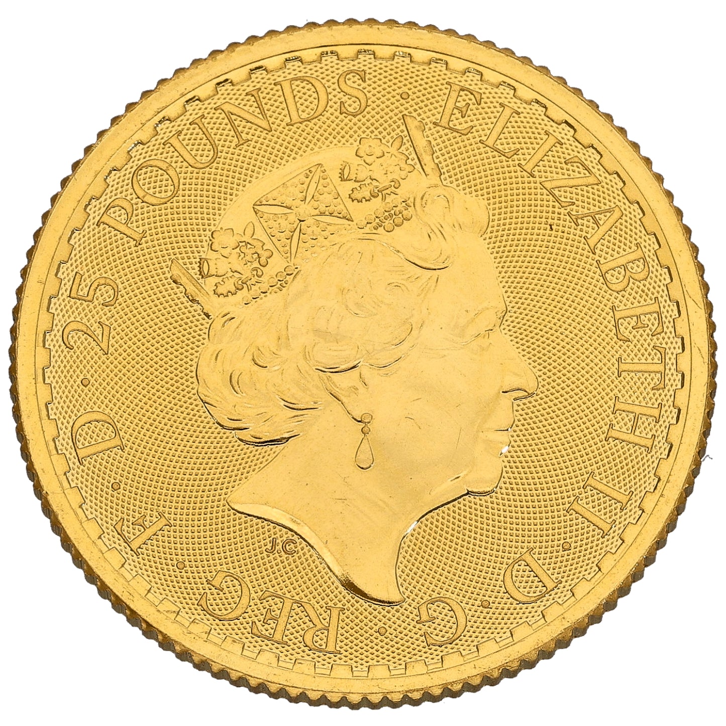24ct Gold Queen Elizabeth II 1/4 OZ Britannia Coin 2021