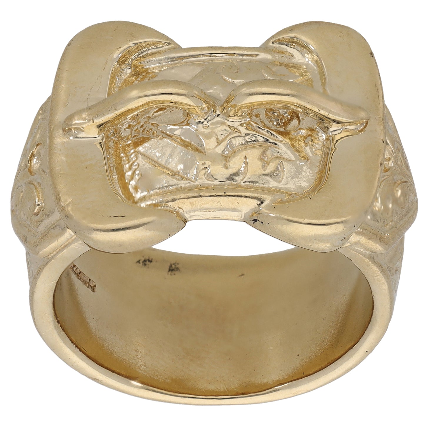 9ct Gold Buckle Ring Size Y