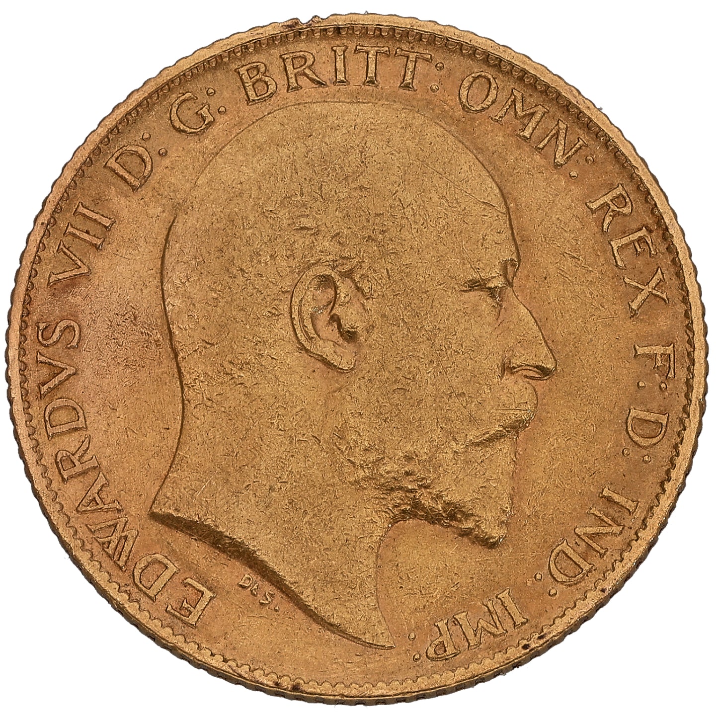 22ct Gold King Edward VII Half Sovereign Coin 1903