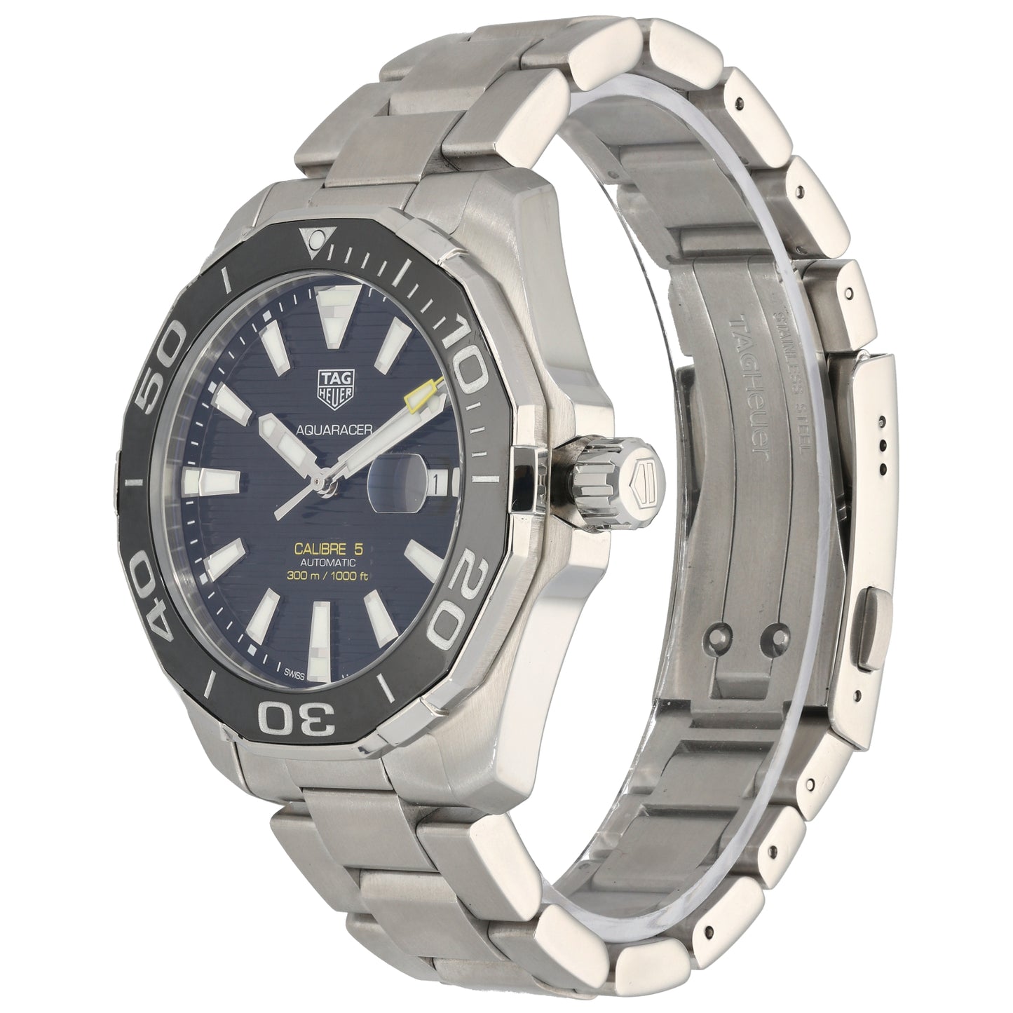 Tag Heuer Aquaracer WAY201A 43mm Stainless Steel Watch