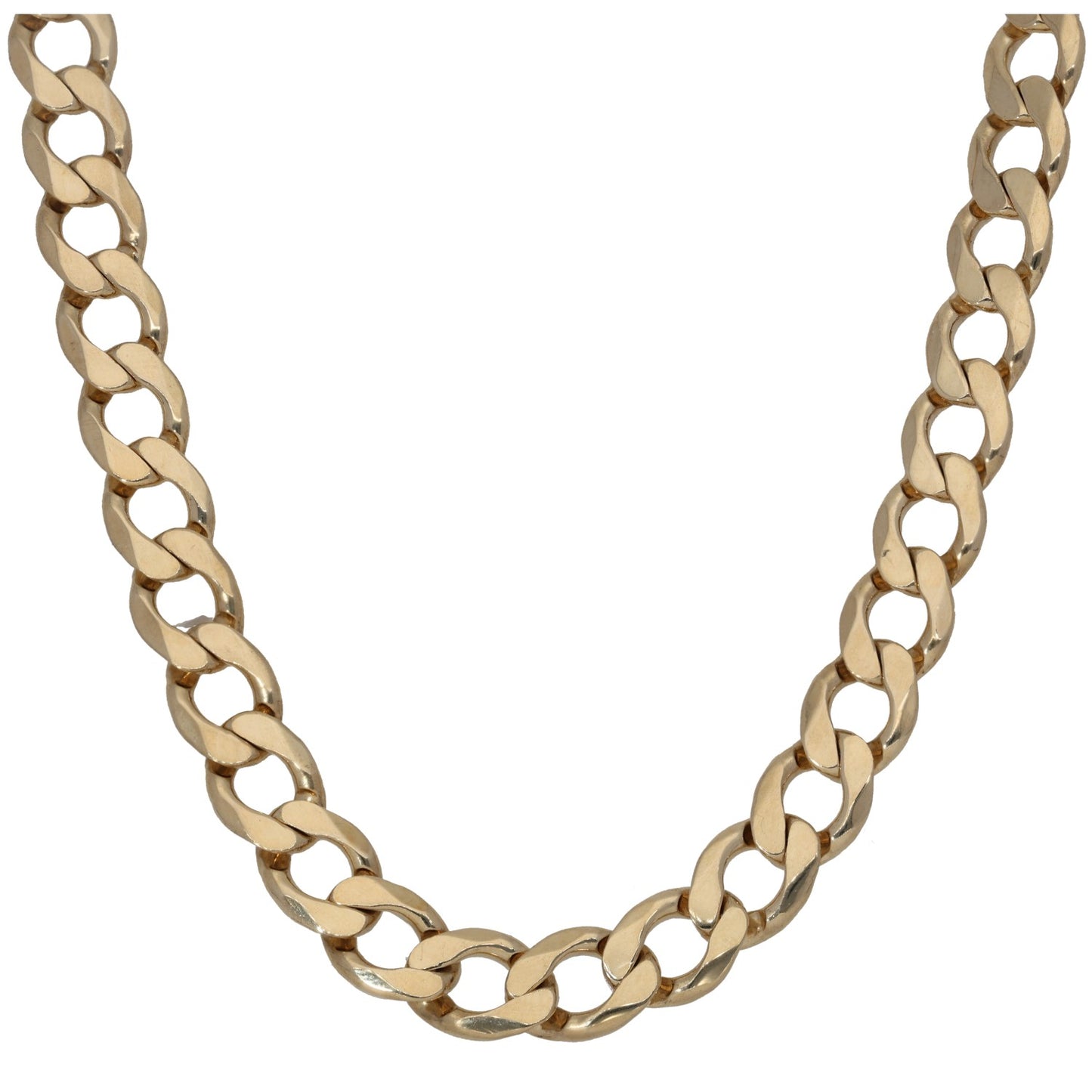 9ct Gold Curb Chain 26"