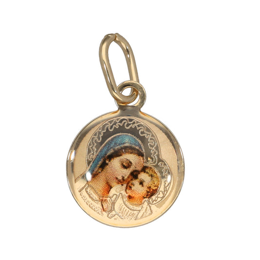 9ct Gold Religious Pendant