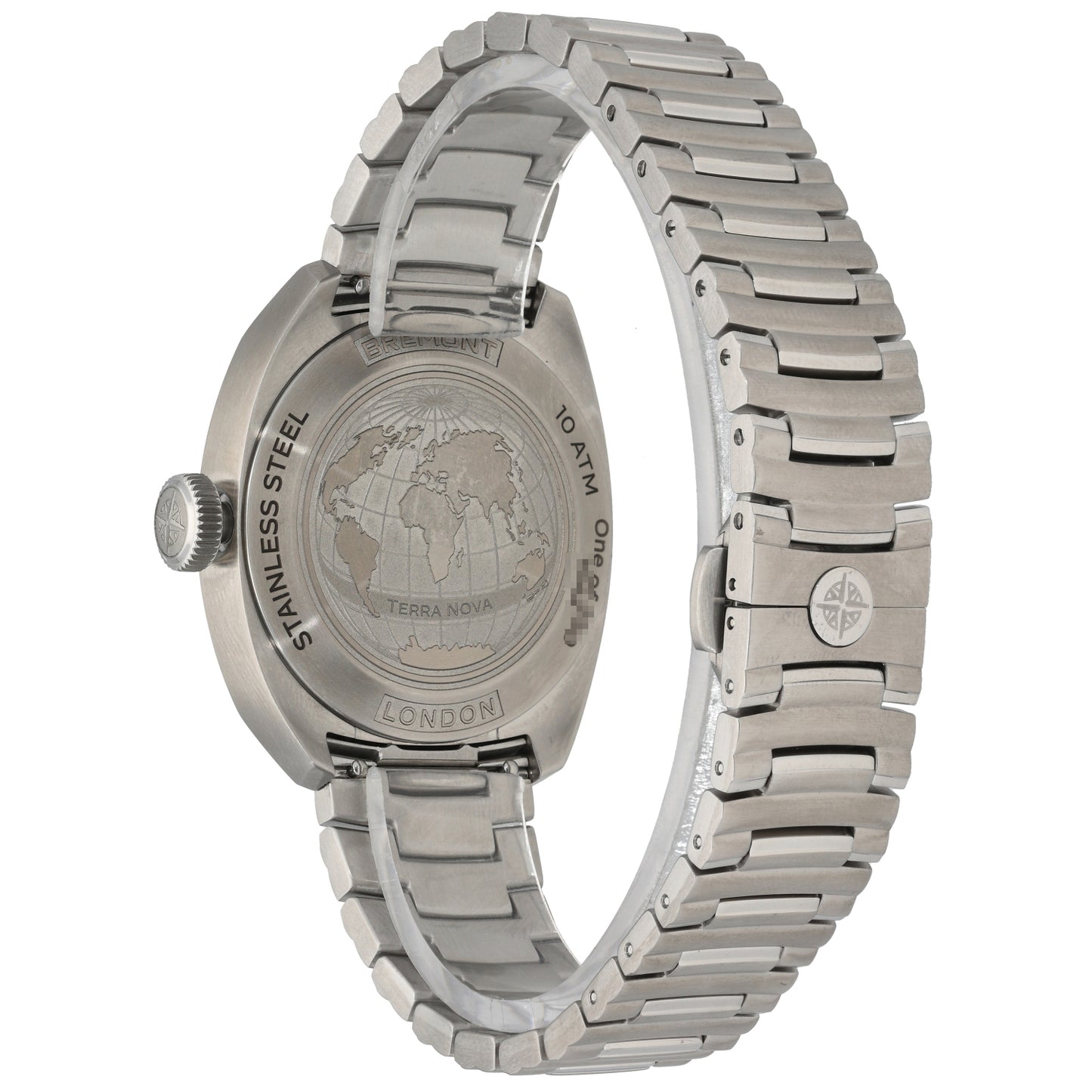 Bremont Terra Nova TN38-ND-SS-PK-B 38mm Stainless Steel Watch