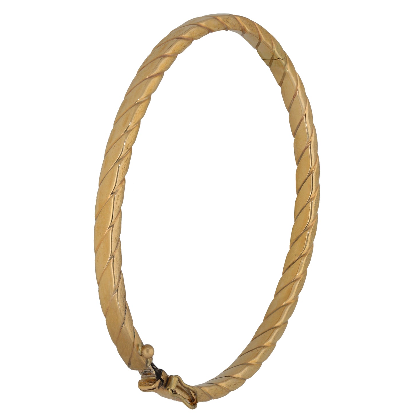 9ct Gold Hinged/Clasp Bangle