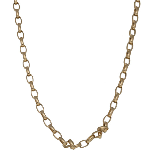 9ct Gold Belcher Chain 20"