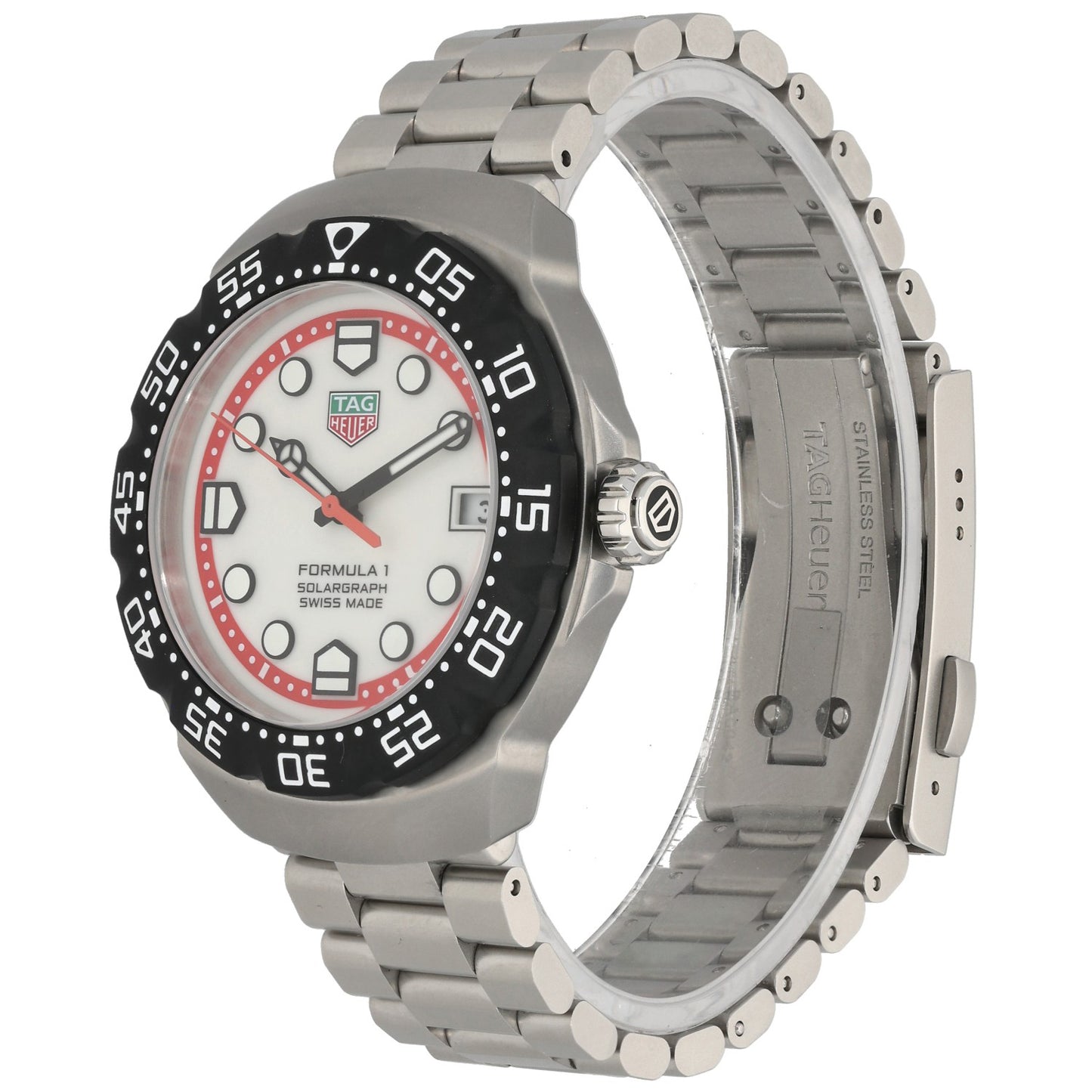 Tag Heuer Formula 1 Solargraph WBY1111 38mm Stainless Steel Watch