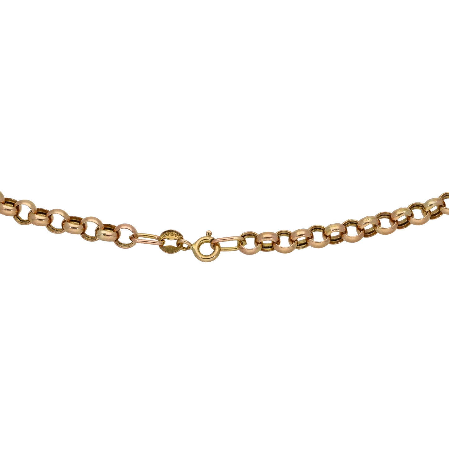 9ct Gold Belcher Chain 18"