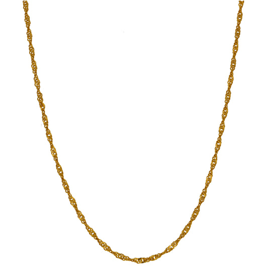 22ct Gold Singapore Chain 26"