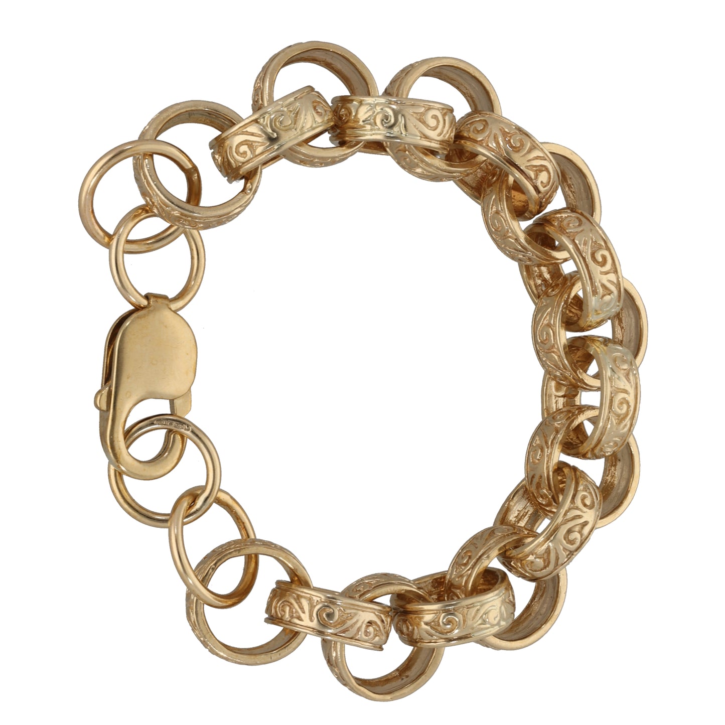 9ct Gold Belcher Bracelet