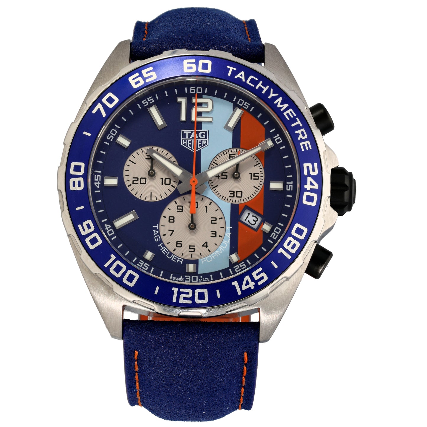 Tag Heuer Formula 1 Gulf CAZ101N 43mm Stainless Steel Watch