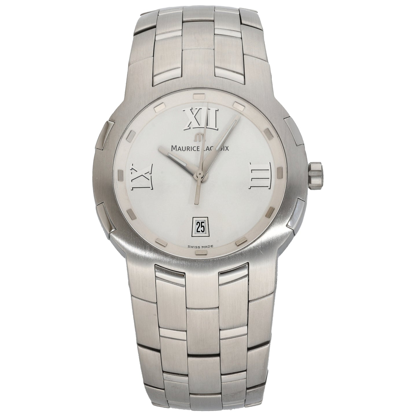 Maurice Lacroix Milestone MS1017 39mm Stainless Steel Watch