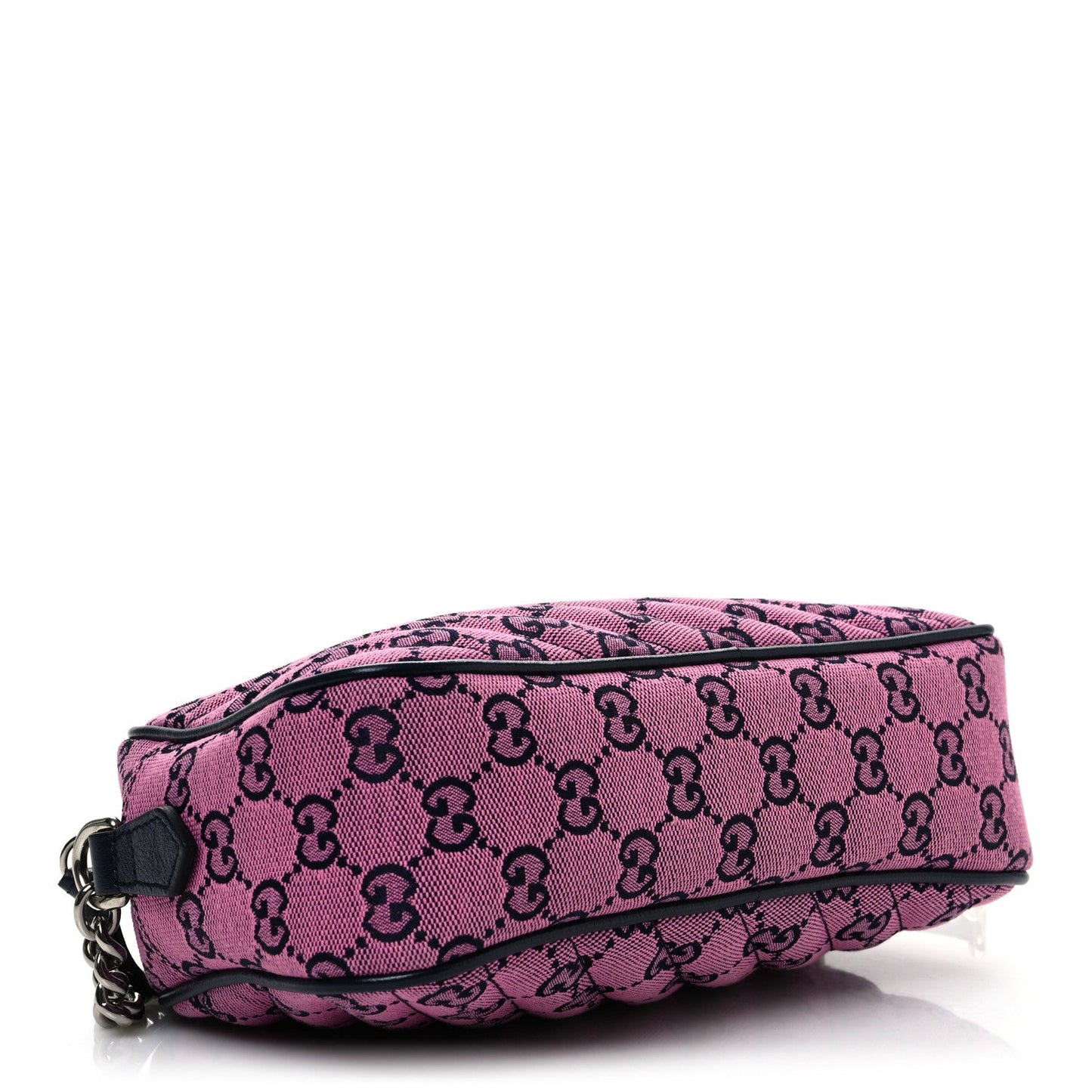 Gucci Gucci GG Marmont Multicolor Canvas Bag - Pink