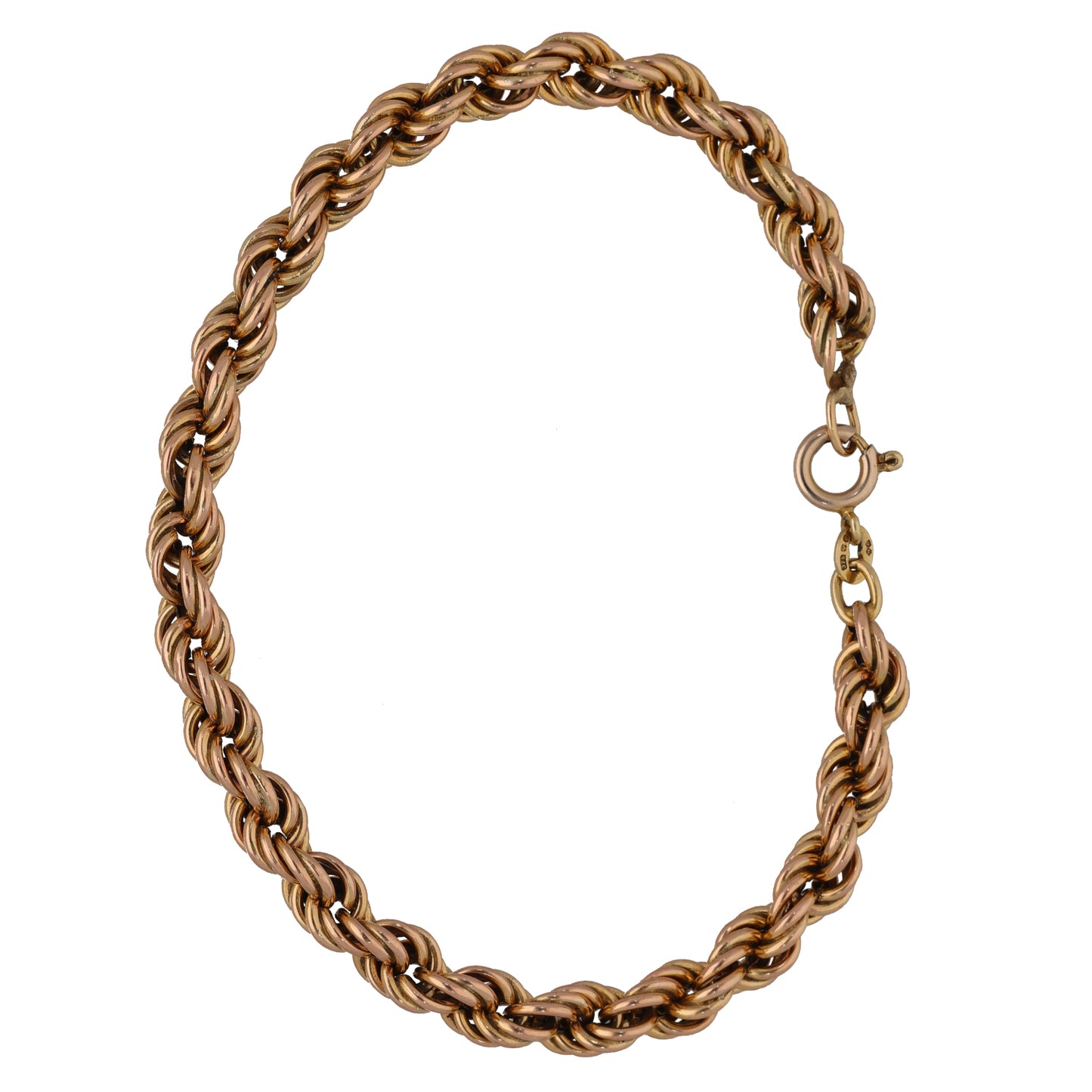 9ct Gold Rope Bracelet