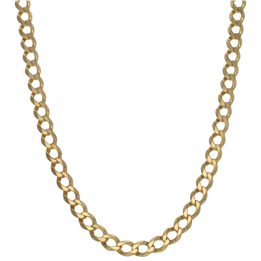 9ct Gold Curb Chain 20"