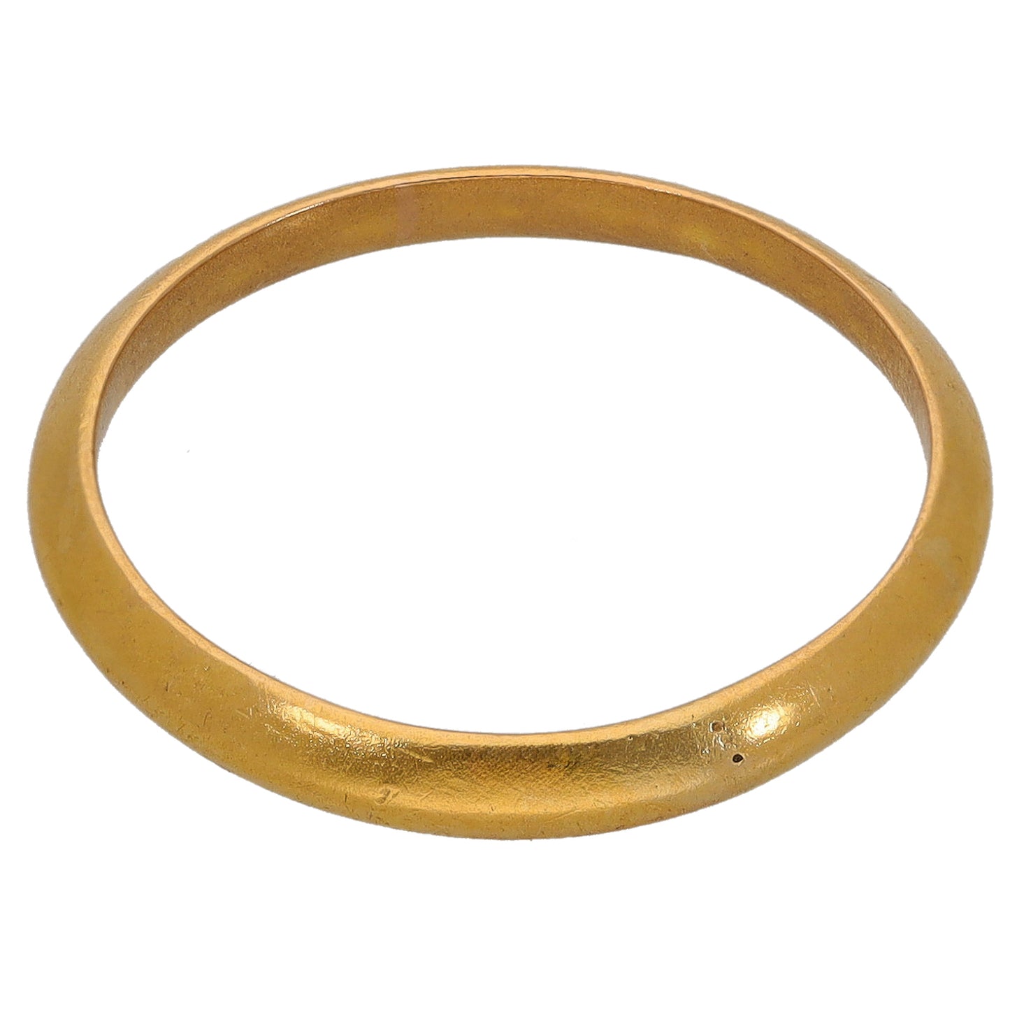22ct Gold Plain Wedding Ring Size R