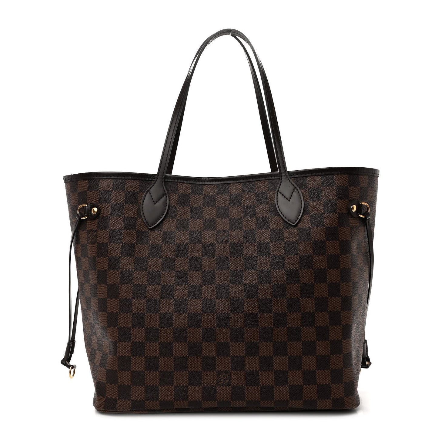 Louis Vuitton Neverfull MM Tote Damier Ebene Coated Canvas Bag - Brown