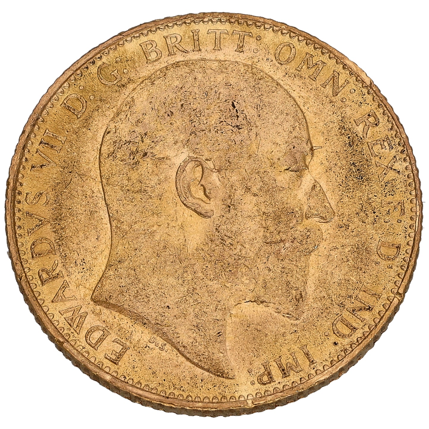 22ct Gold King Edward VII Full Sovereign Coin 1910