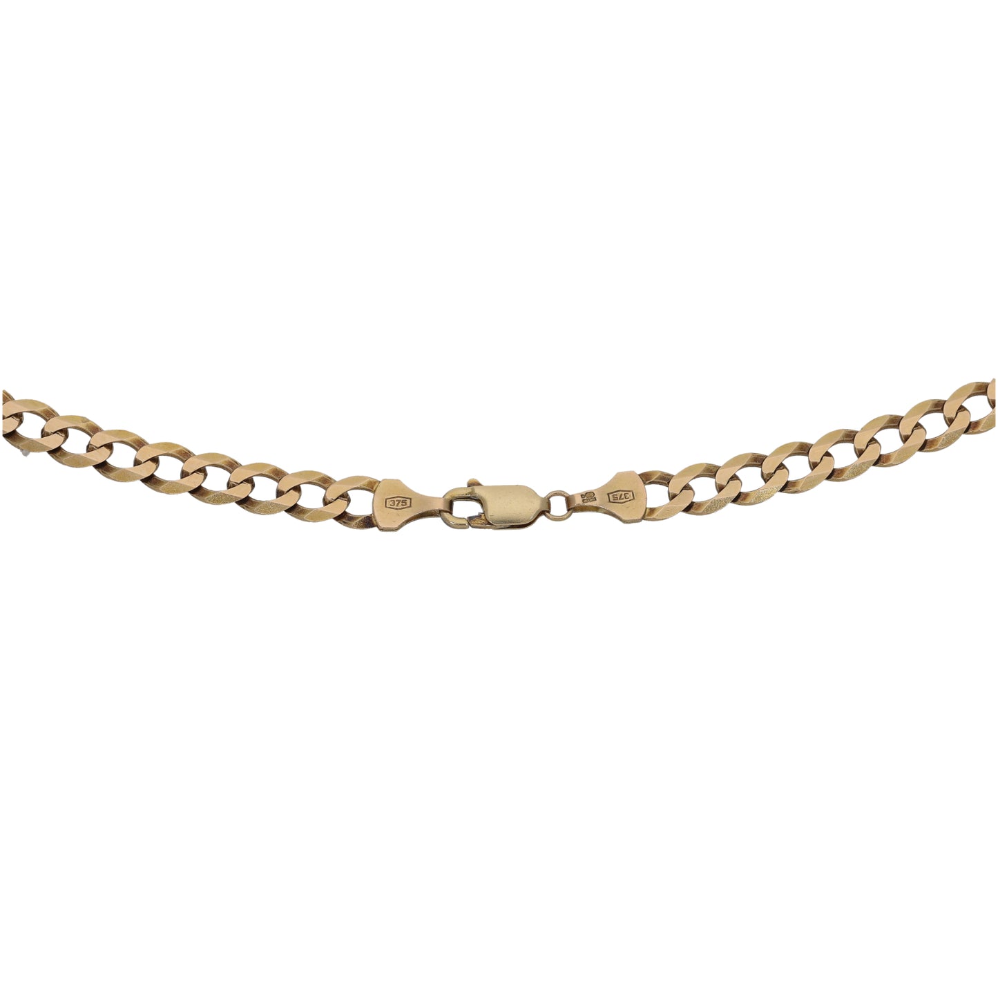 9ct Gold Curb Chain 20"