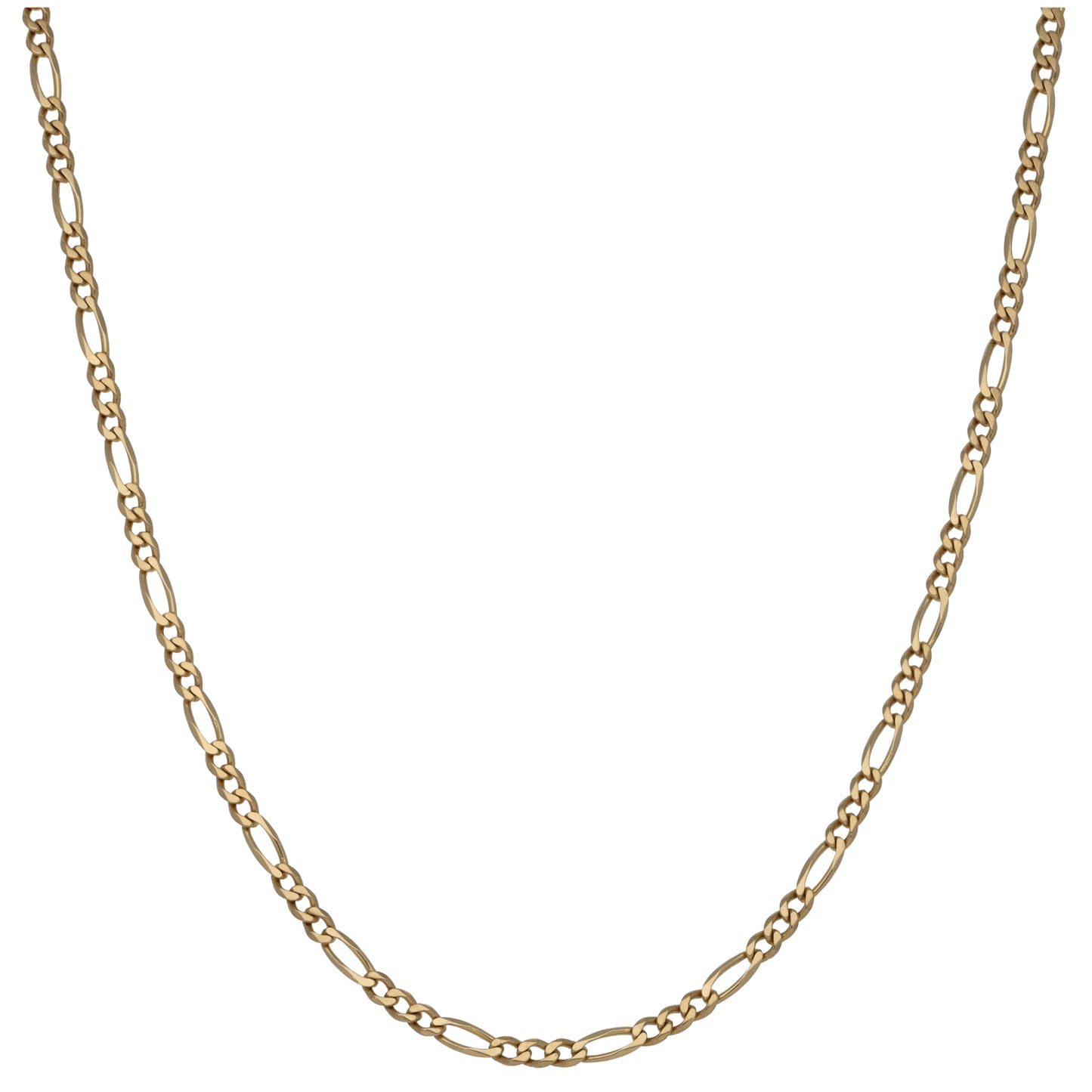 9ct Gold Figaro Chain 18"
